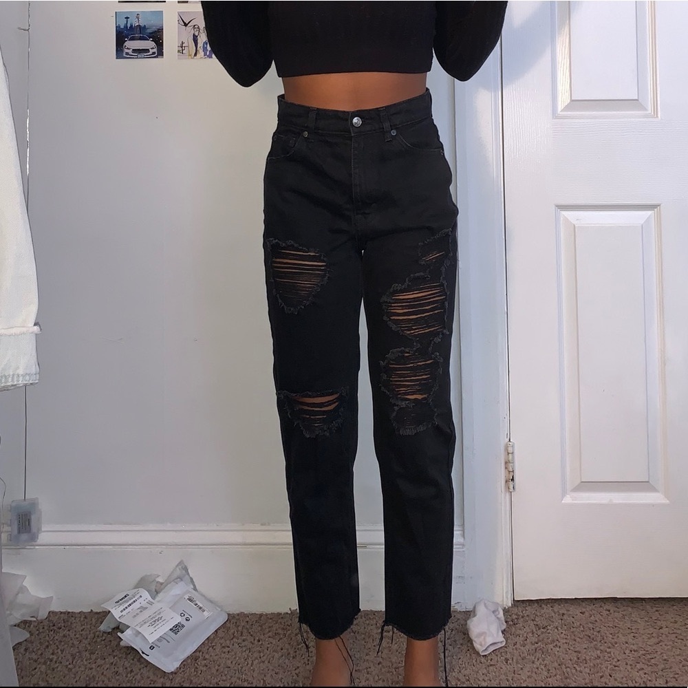 Black mom jeans